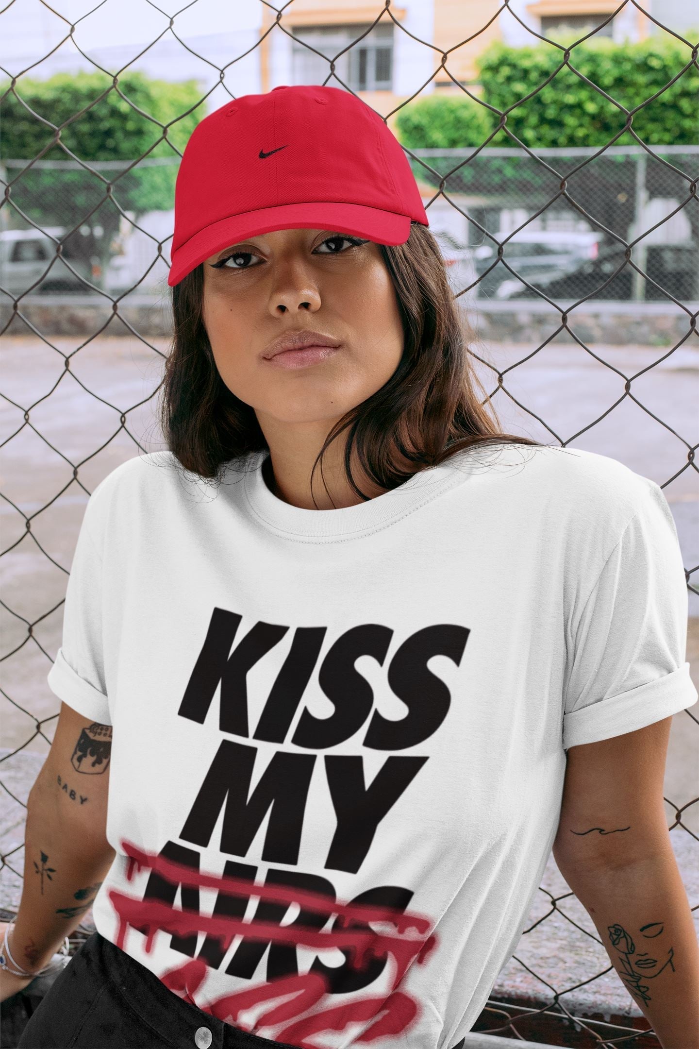 Jordan 4 Fire Red Shirt To Match Jordans Kiss My Ass Sneaker Tees Jordan 4 Fire Red Drip Gear Zone Sneaker Matching Clothing Unisex Shirts