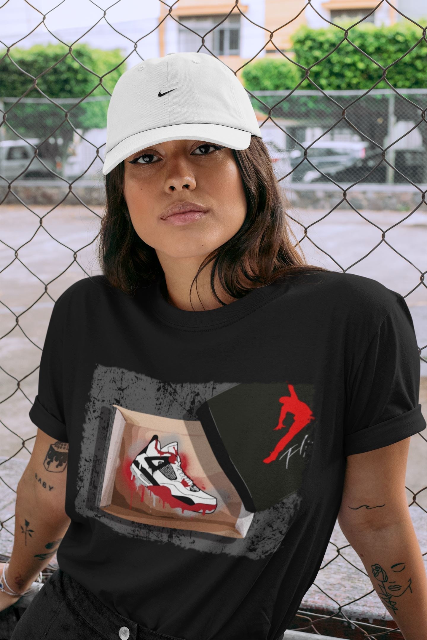 Jordan 4 Fire Red Shirt To Match Jordans New Kicks Sneaker Tees Jordan 4 Fire Red Drip Gear Zone Sneaker Matching Clothing Unisex Shirts