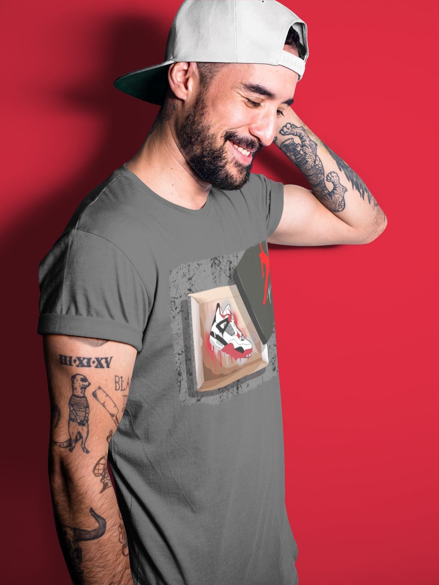 Jordan 4 Fire Red Shirt To Match Jordans New Kicks Sneaker Tees Jordan 4 Fire Red Drip Gear Zone Sneaker Matching Clothing Unisex Shirts