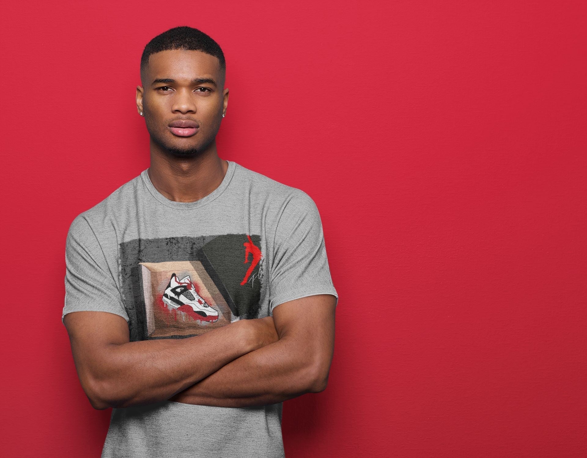 Jordan 4 Fire Red Shirt To Match Jordans New Kicks Sneaker Tees Jordan 4 Fire Red Drip Gear Zone Sneaker Matching Clothing Unisex Shirts