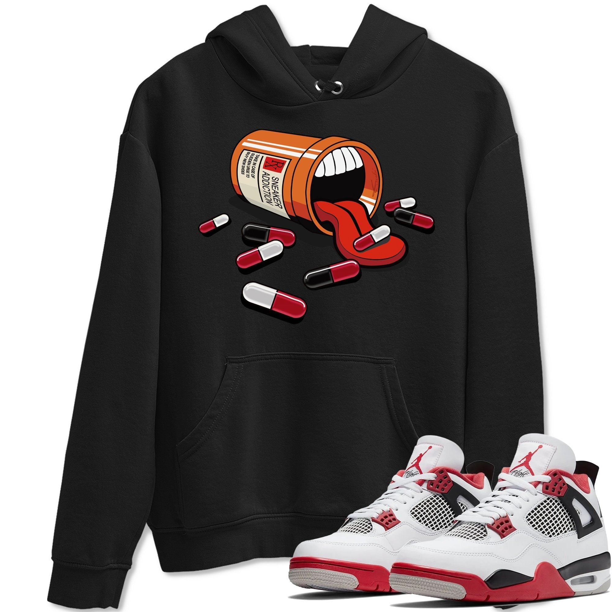 Jordan 4 Fire Red Shirt To Match Jordans Sneaker Addiction Sneaker Tees Jordan 4 Fire Red Drip Gear Zone Sneaker Matching Clothing Unisex Shirts
