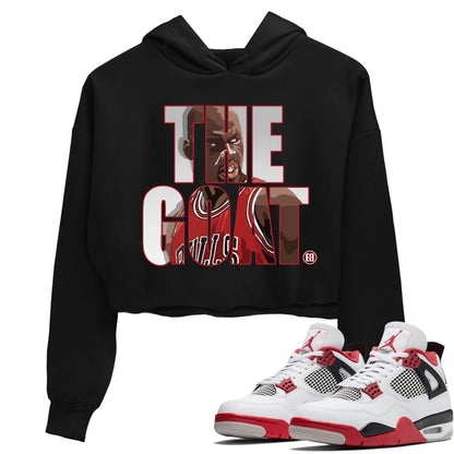 Jordan 4 Fire Red Sneaker Tees Drip Gear Zone The Goat Sneaker Tees Jordan 4 Fire Red Shirt Women's Shirts