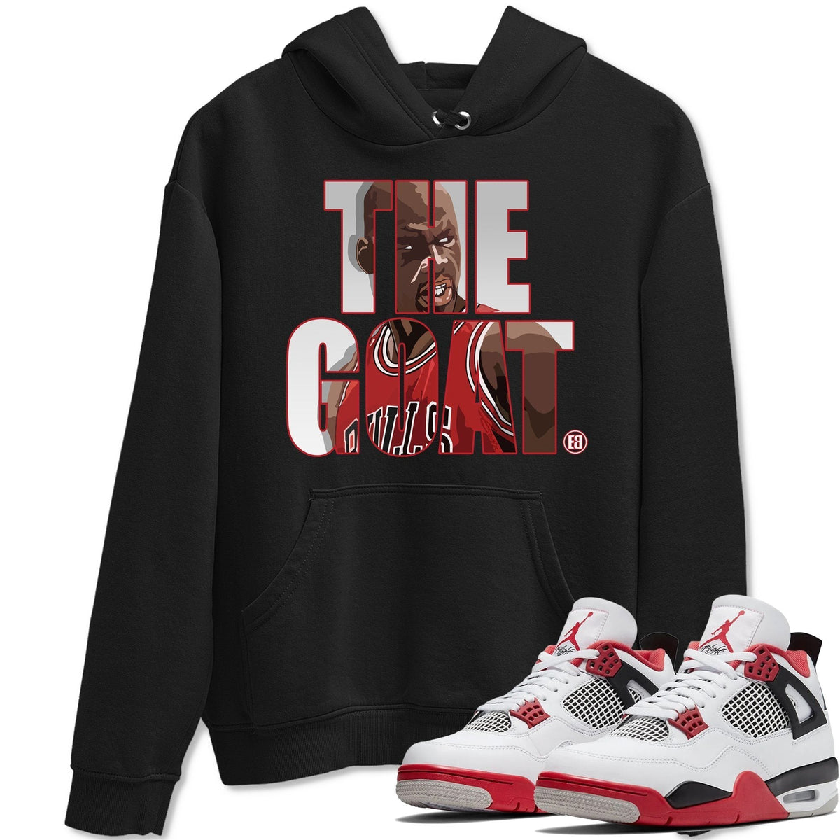 Jordan 4 Fire Red Sneaker Tees Drip Gear Zone The Goat Sneaker Tees Jordan 4 Fire Red Shirt Unisex Shirts