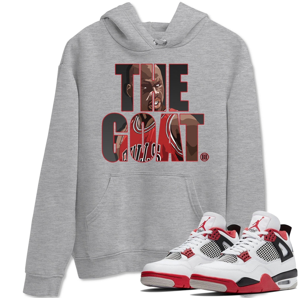 Jordan 4 Fire Red Sneaker Tees Drip Gear Zone The Goat Sneaker Tees Jordan 4 Fire Red Shirt Unisex Shirts