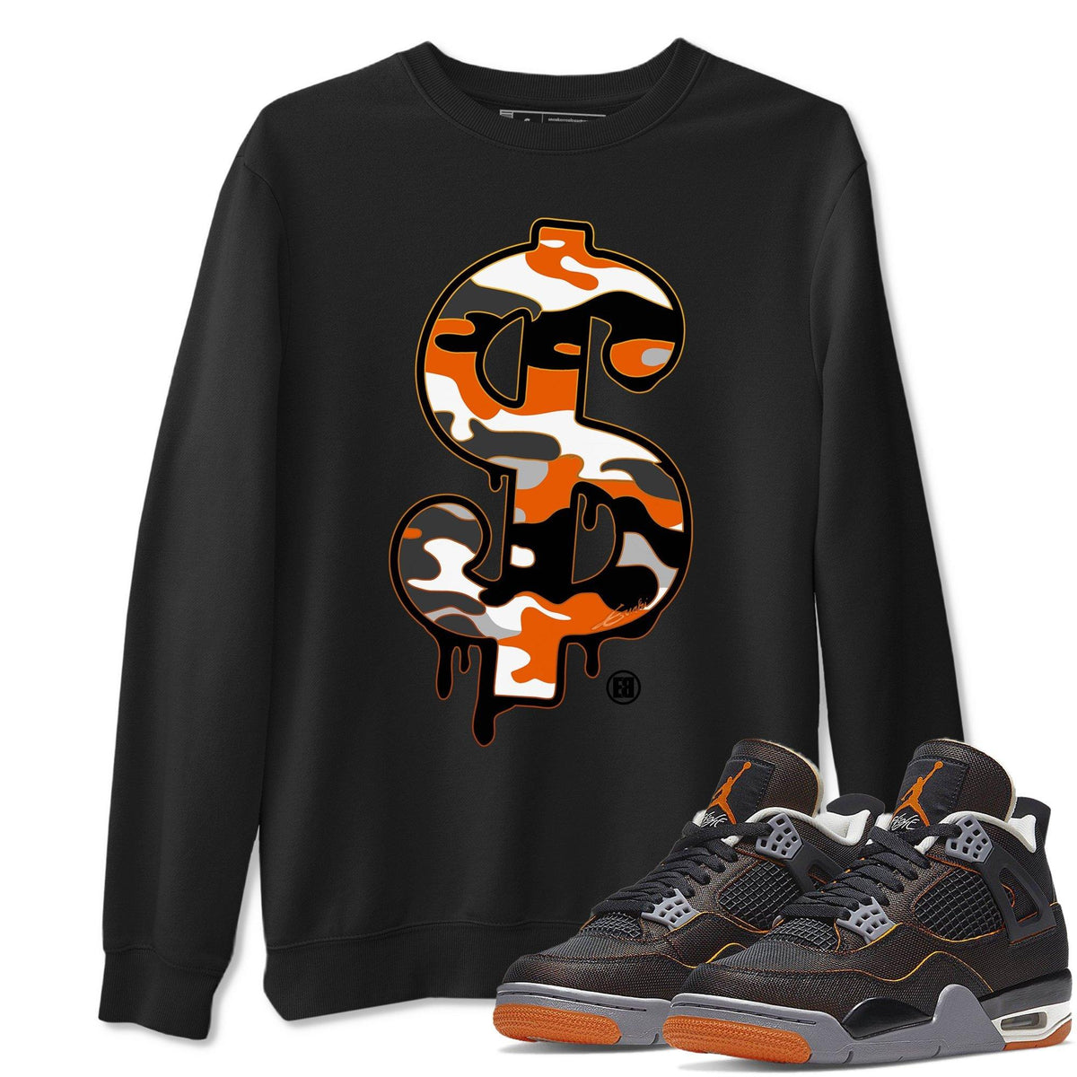 Jordan 4 Starfish Shirt To Match Jordans Dollar Camo Sneaker Tees Jordan 4 Starfish Drip Gear Zone Sneaker Matching Clothing Unisex Shirts