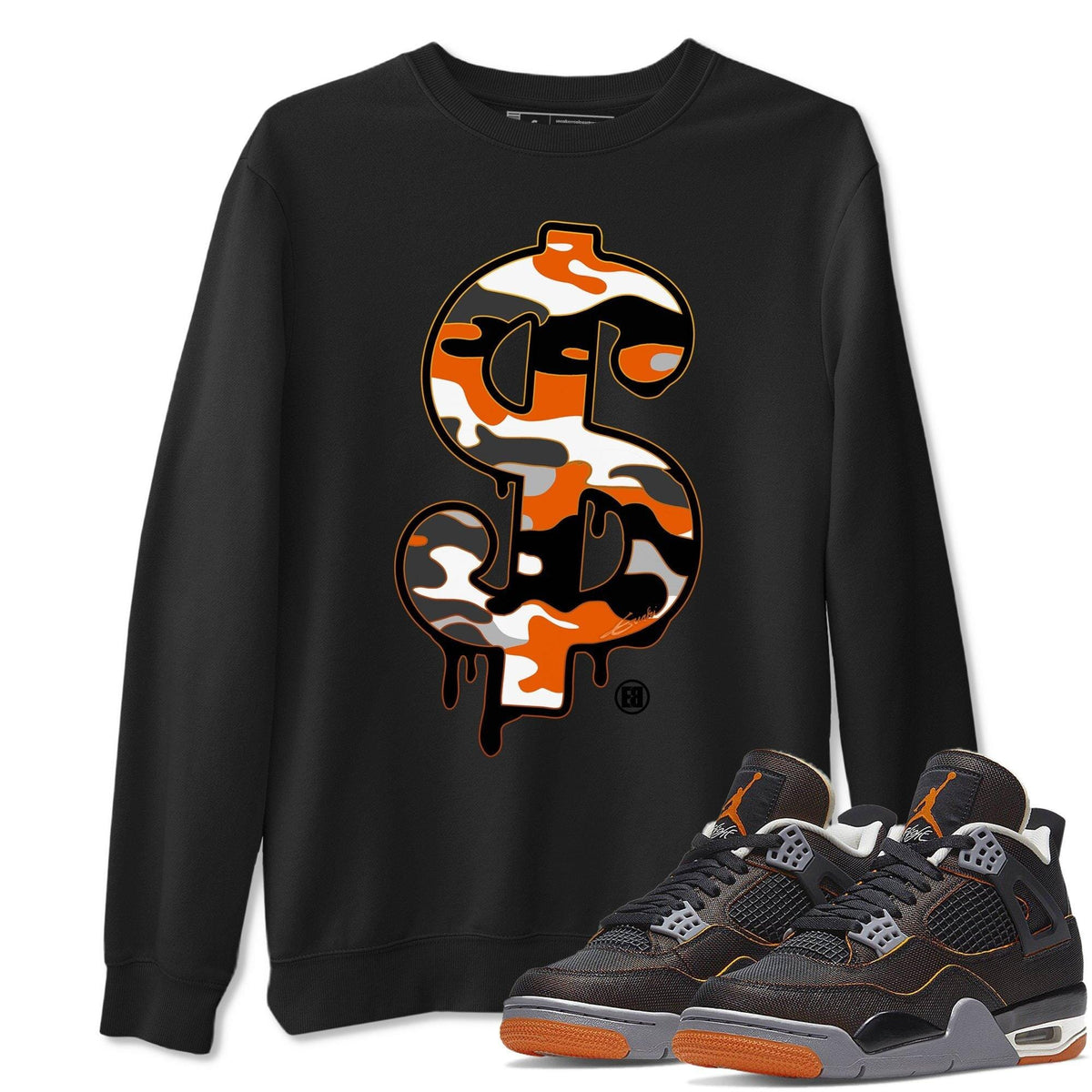 Jordan 4 Starfish Shirt To Match Jordans Dollar Camo Sneaker Tees Jordan 4 Starfish Drip Gear Zone Sneaker Matching Clothing Unisex Shirts