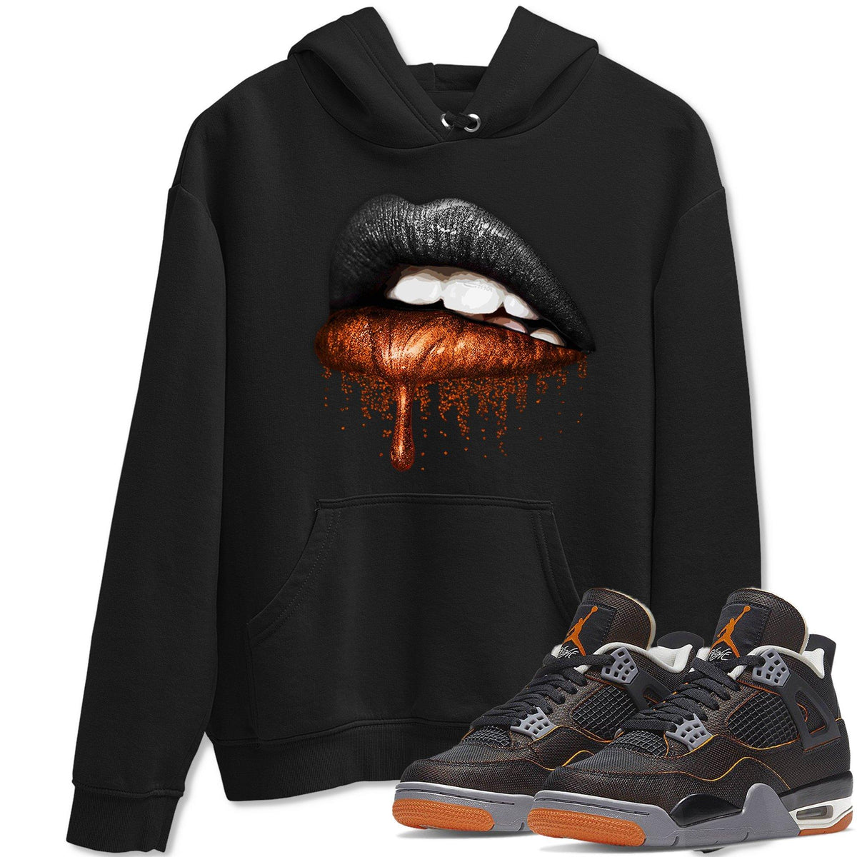 Jordan 4 Starfish Shirt To Match Jordans Dripping Lips Sneaker Tees Jordan 4 Starfish Drip Gear Zone Sneaker Matching Clothing Unisex Shirts