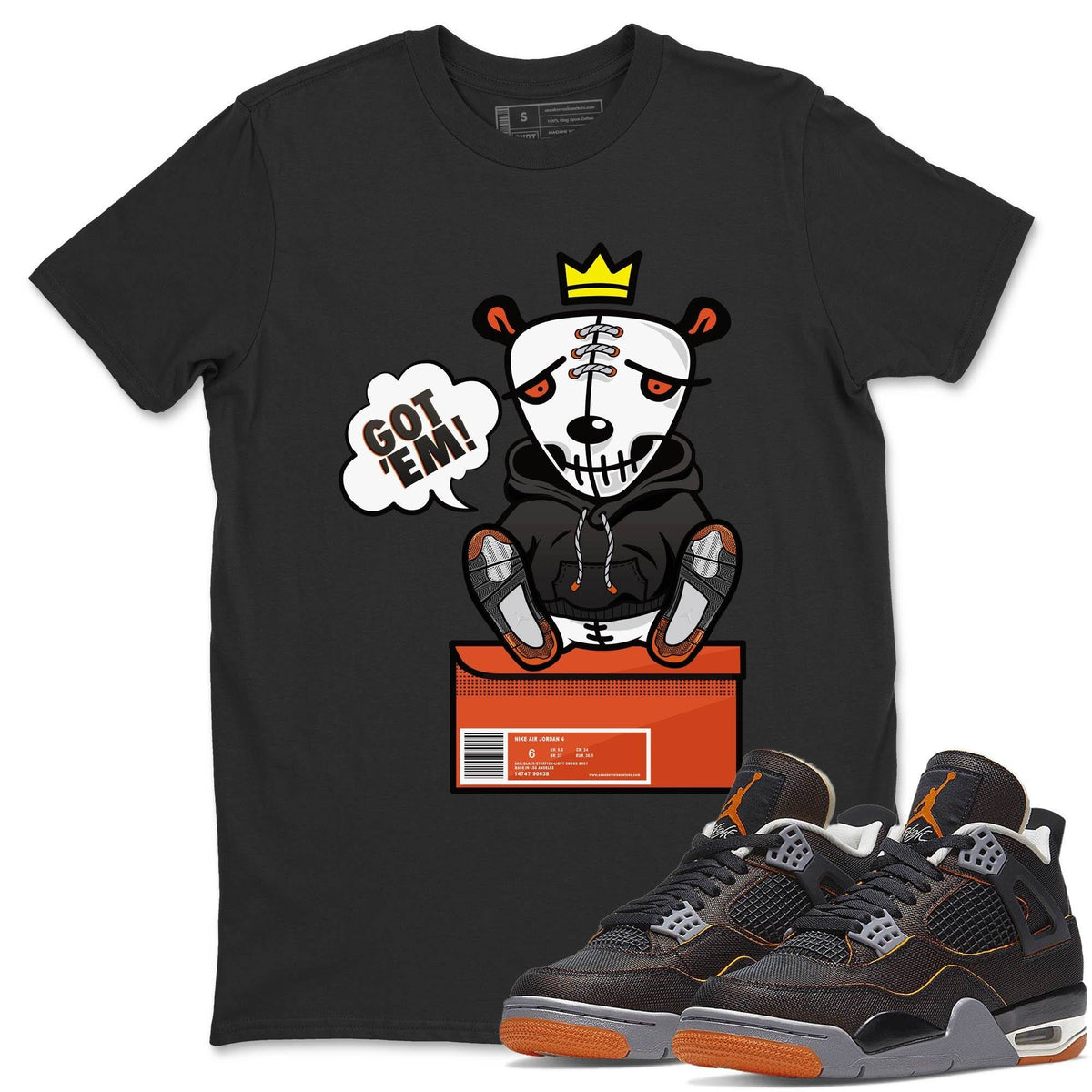 Jordan 4 Starfish Shirt To Match Jordans Got Em Sneaker Tees Jordan 4 Starfish Drip Gear Zone Sneaker Matching Clothing Unisex Shirts