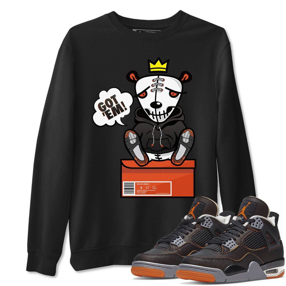 Jordan 4 Starfish Shirt To Match Jordans Got Em Sneaker Tees Jordan 4 Starfish Drip Gear Zone Sneaker Matching Clothing Unisex Shirts