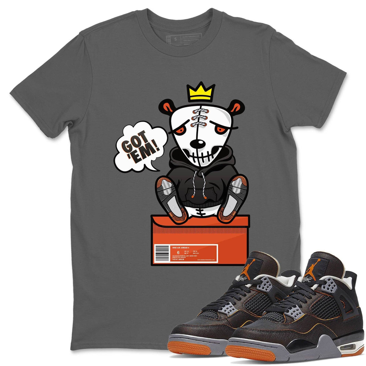 Jordan 4 Starfish Shirt To Match Jordans Got Em Sneaker Tees Jordan 4 Starfish Drip Gear Zone Sneaker Matching Clothing Unisex Shirts