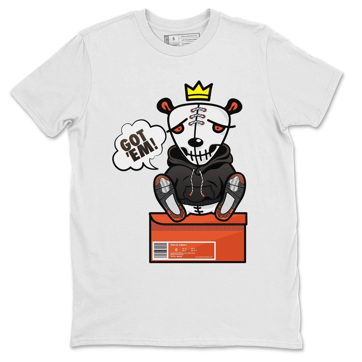 Jordan 4 Starfish Shirt To Match Jordans Got Em Sneaker Tees Jordan 4 Starfish Drip Gear Zone Sneaker Matching Clothing Unisex Shirts