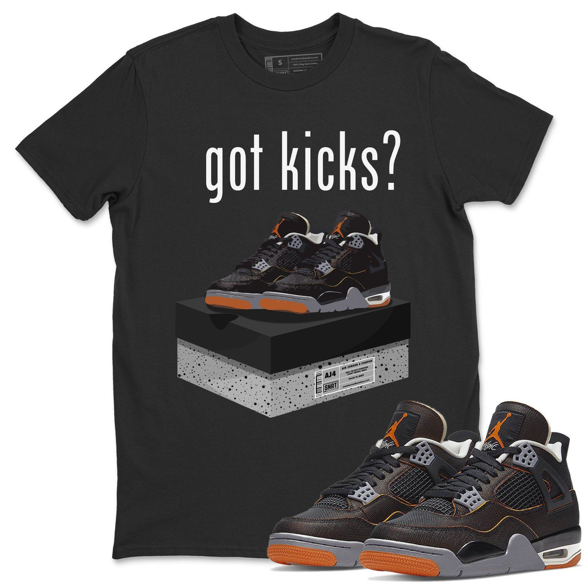 Jordan 4 Starfish Shirt To Match Jordans Got Kicks Sneaker Tees Jordan 4 Starfish Drip Gear Zone Sneaker Matching Clothing Unisex Shirts