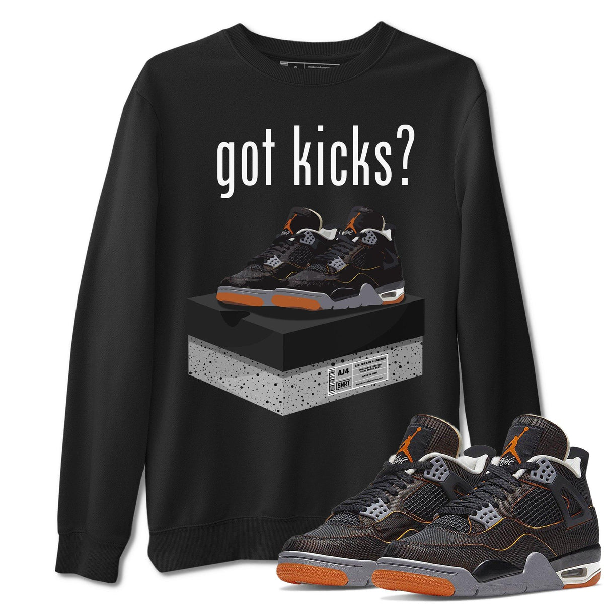 Jordan 4 Starfish Shirt To Match Jordans Got Kicks Sneaker Tees Jordan 4 Starfish Drip Gear Zone Sneaker Matching Clothing Unisex Shirts