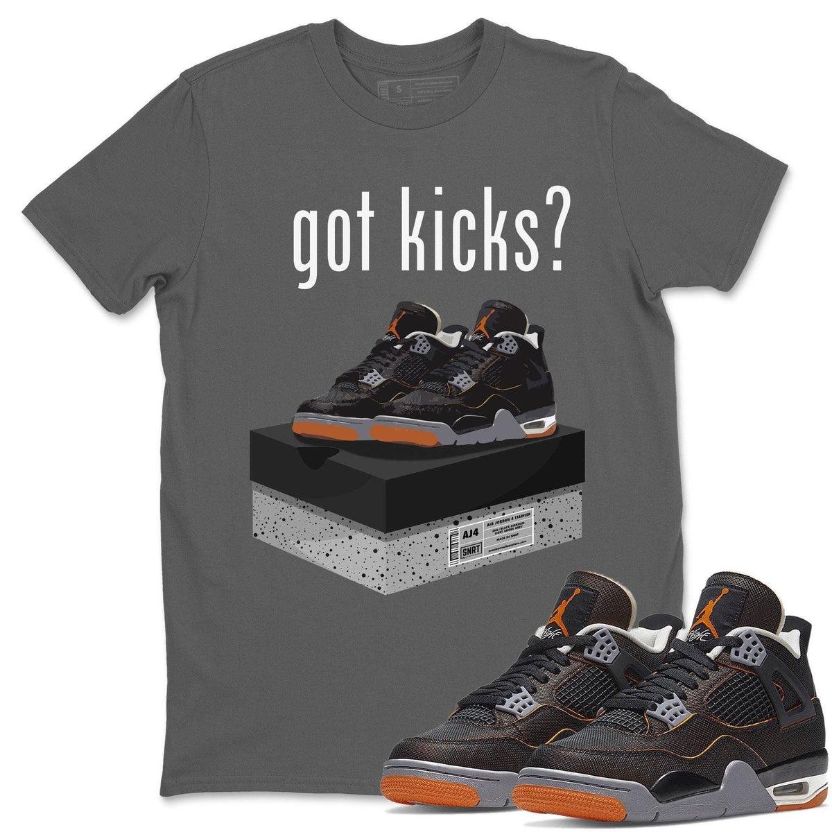 Jordan 4 Starfish Shirt To Match Jordans Got Kicks Sneaker Tees Jordan 4 Starfish Drip Gear Zone Sneaker Matching Clothing Unisex Shirts