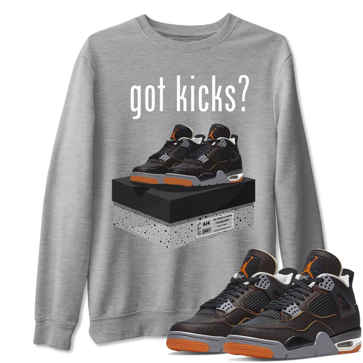 Jordan 4 Starfish Shirt To Match Jordans Got Kicks Sneaker Tees Jordan 4 Starfish Drip Gear Zone Sneaker Matching Clothing Unisex Shirts