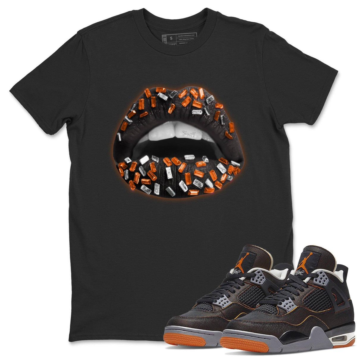 Jordan 4 Starfish Shirt To Match Jordans Lips Jewel Sneaker Tees Jordan 4 Starfish Drip Gear Zone Sneaker Matching Clothing Unisex Shirts