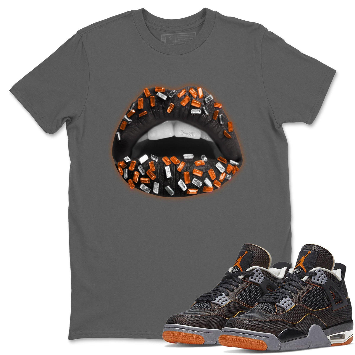Jordan 4 Starfish Shirt To Match Jordans Lips Jewel Sneaker Tees Jordan 4 Starfish Drip Gear Zone Sneaker Matching Clothing Unisex Shirts