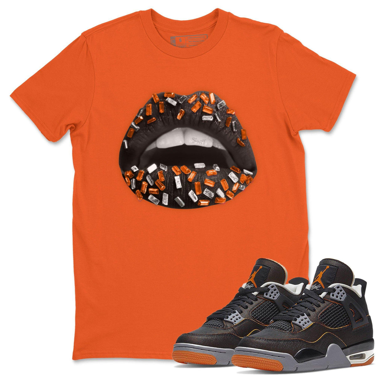 Jordan 4 Starfish Shirt To Match Jordans Lips Jewel Sneaker Tees Jordan 4 Starfish Drip Gear Zone Sneaker Matching Clothing Unisex Shirts