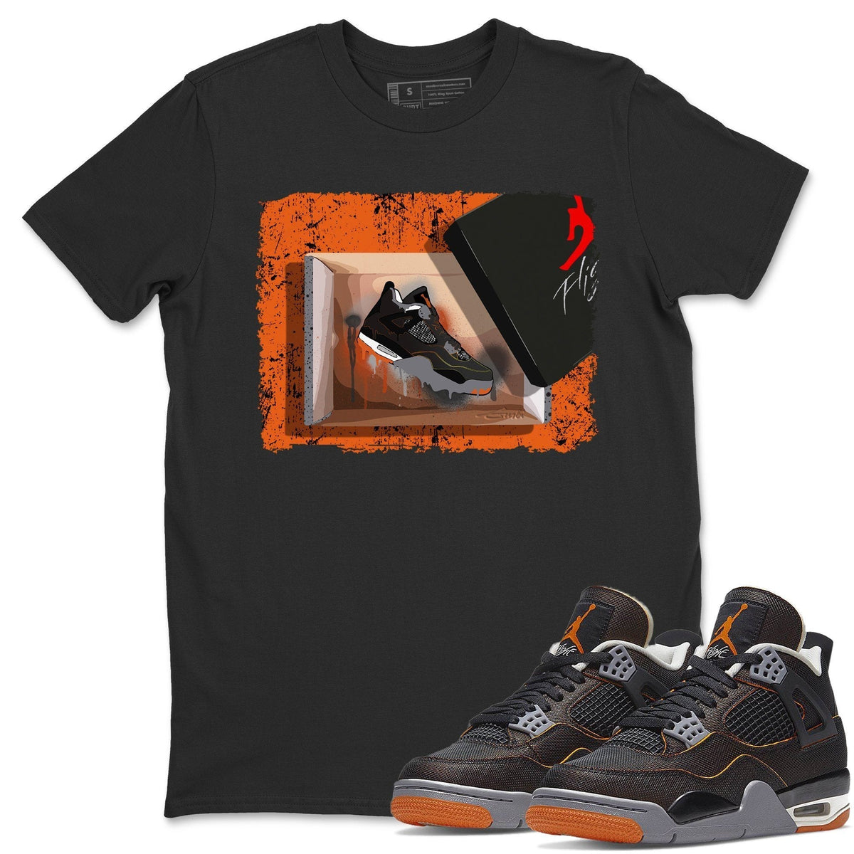 Jordan 4 Starfish Shirt To Match Jordans New Kicks Sneaker Tees Jordan 4 Starfish Drip Gear Zone Sneaker Matching Clothing Unisex Shirts
