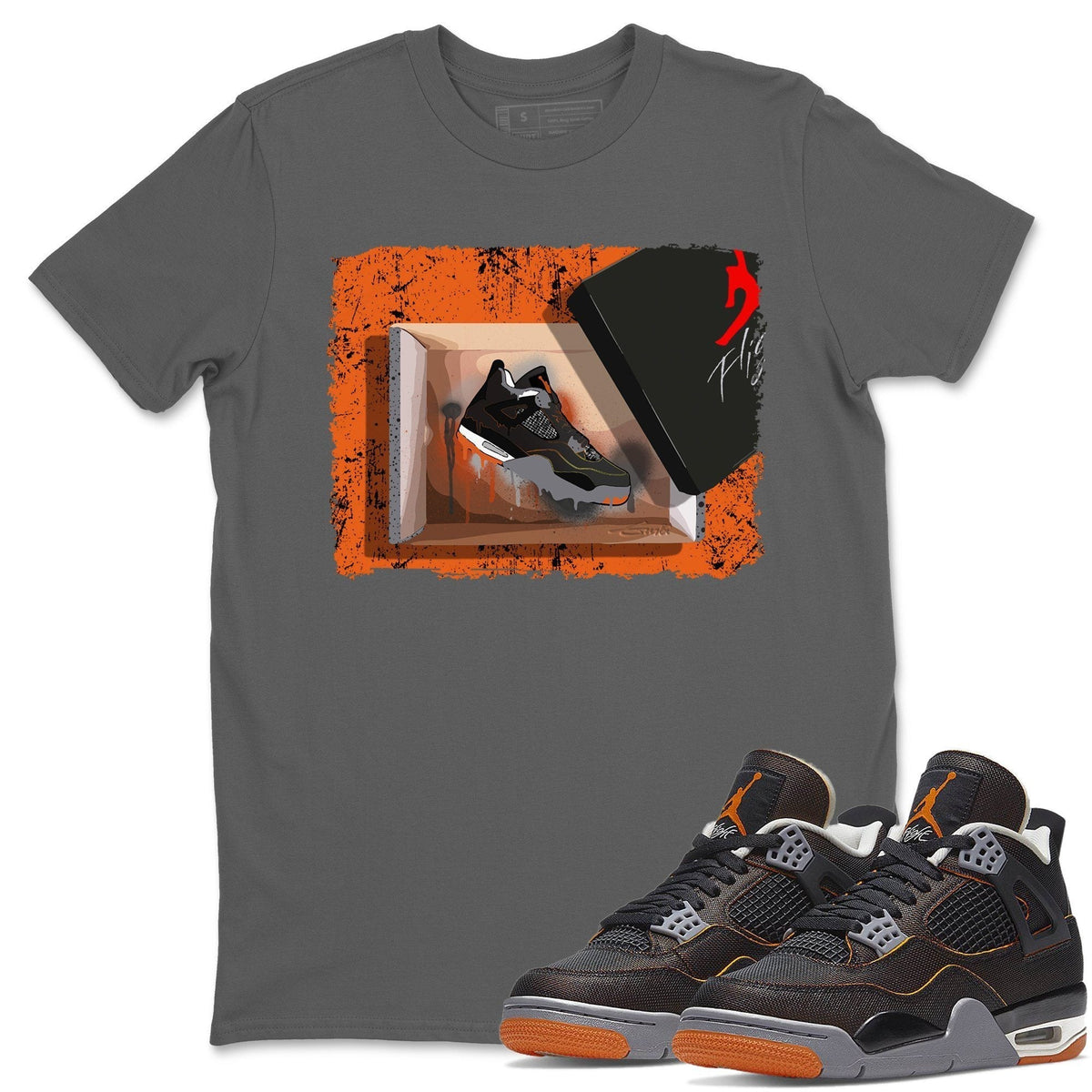 Jordan 4 Starfish Shirt To Match Jordans New Kicks Sneaker Tees Jordan 4 Starfish Drip Gear Zone Sneaker Matching Clothing Unisex Shirts