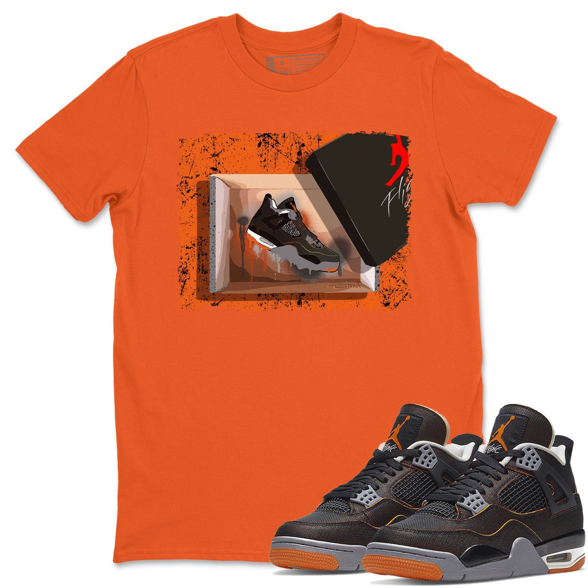 Jordan 4 Starfish Shirt To Match Jordans New Kicks Sneaker Tees Jordan 4 Starfish Drip Gear Zone Sneaker Matching Clothing Unisex Shirts