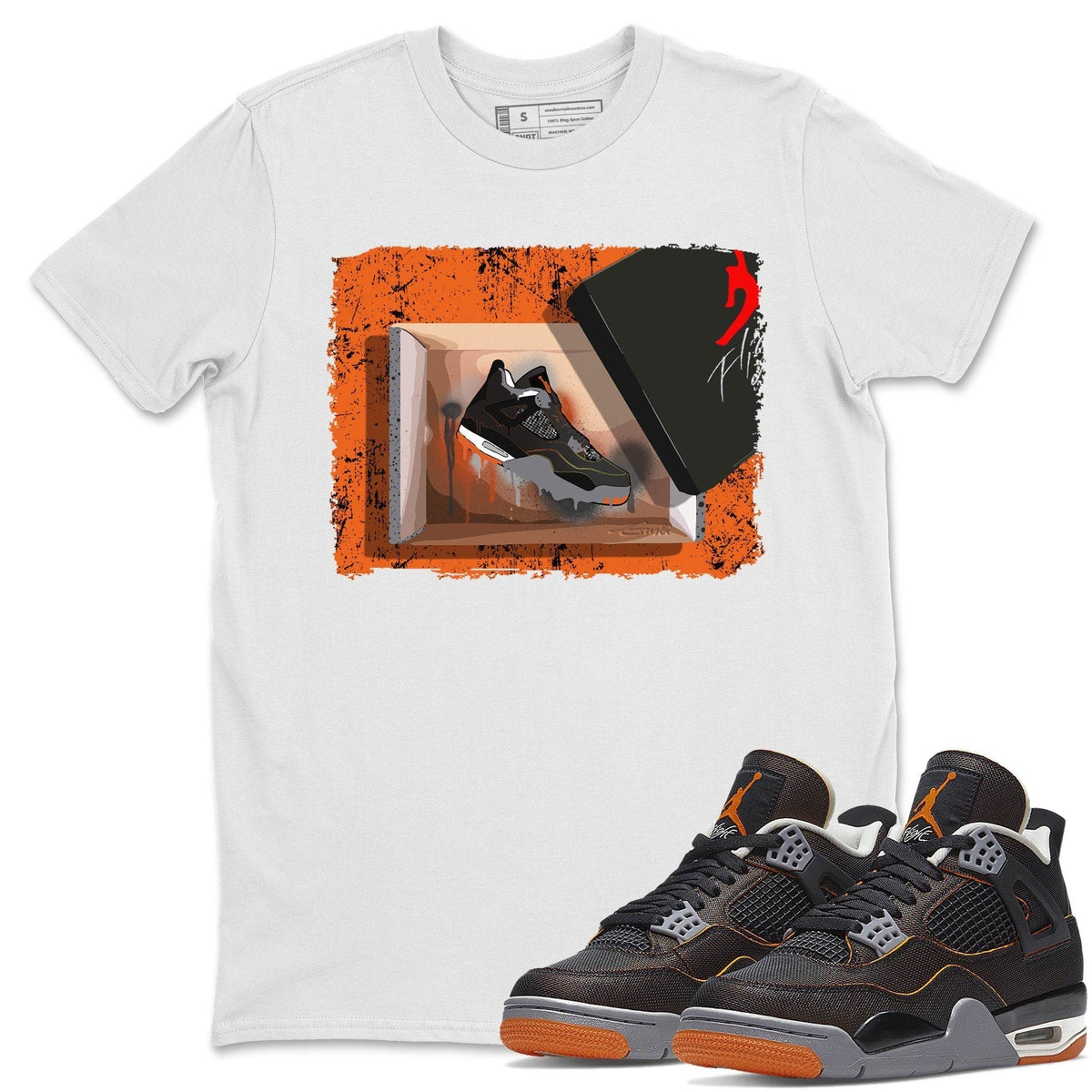 Jordan 4 Starfish Shirt To Match Jordans New Kicks Sneaker Tees Jordan 4 Starfish Drip Gear Zone Sneaker Matching Clothing Unisex Shirts