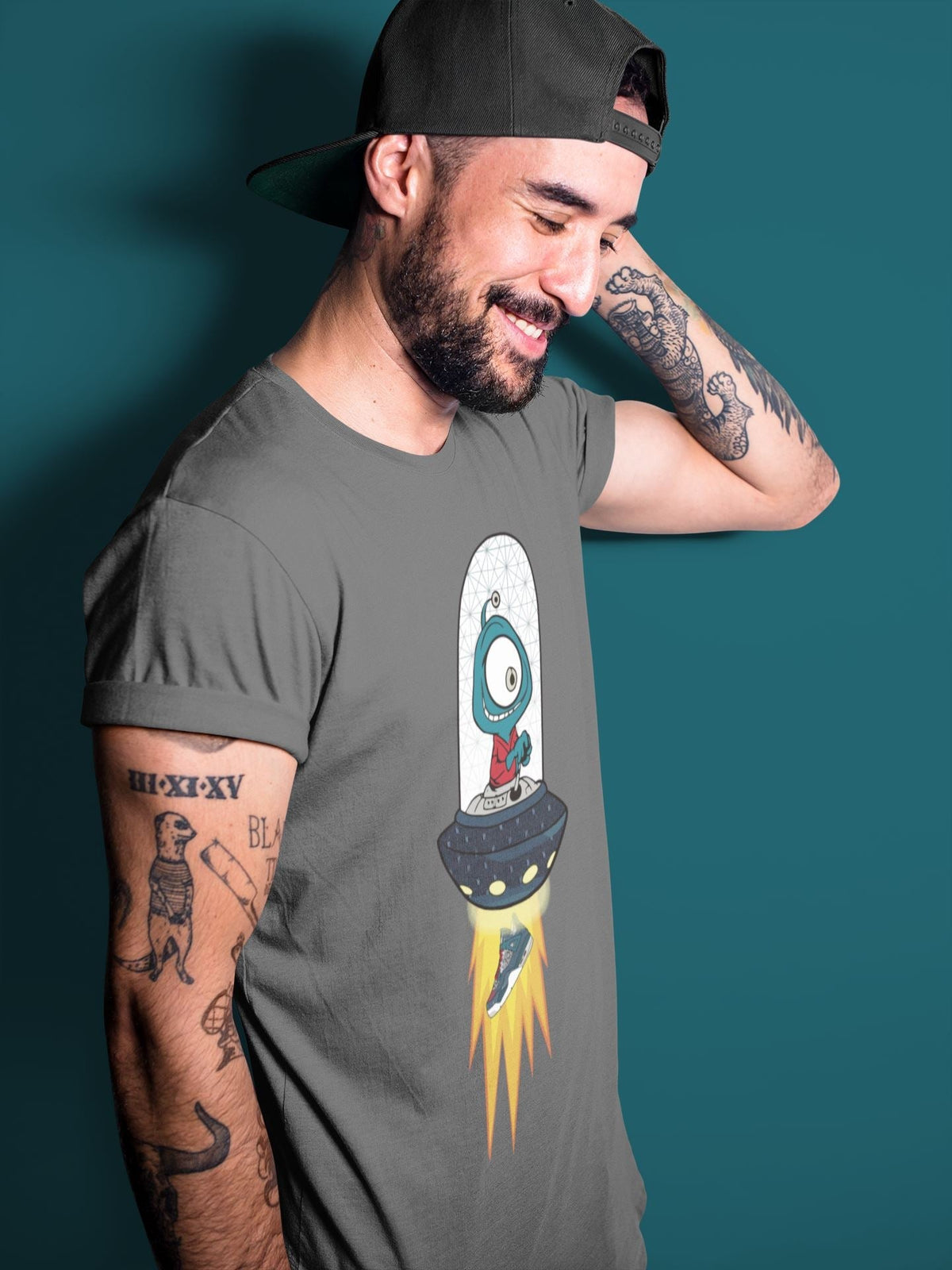 Jordan 4 Deep Ocean Shirt To Match Jordans Alien Sneaker Tees Jordan 4 Deep Ocean Drip Gear Zone Sneaker Matching Clothing Unisex Shirts