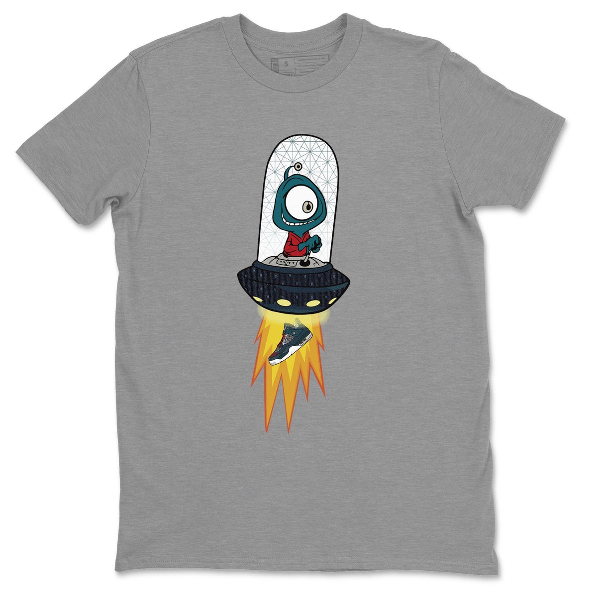 Jordan 4 Deep Ocean Shirt To Match Jordans Alien Sneaker Tees Jordan 4 Deep Ocean Drip Gear Zone Sneaker Matching Clothing Unisex Shirts