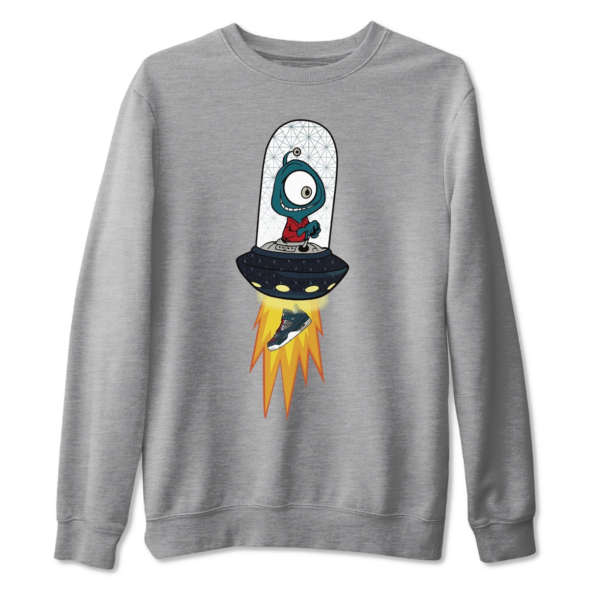 Jordan 4 Deep Ocean Shirt To Match Jordans Alien Sneaker Tees Jordan 4 Deep Ocean Drip Gear Zone Sneaker Matching Clothing Unisex Shirts