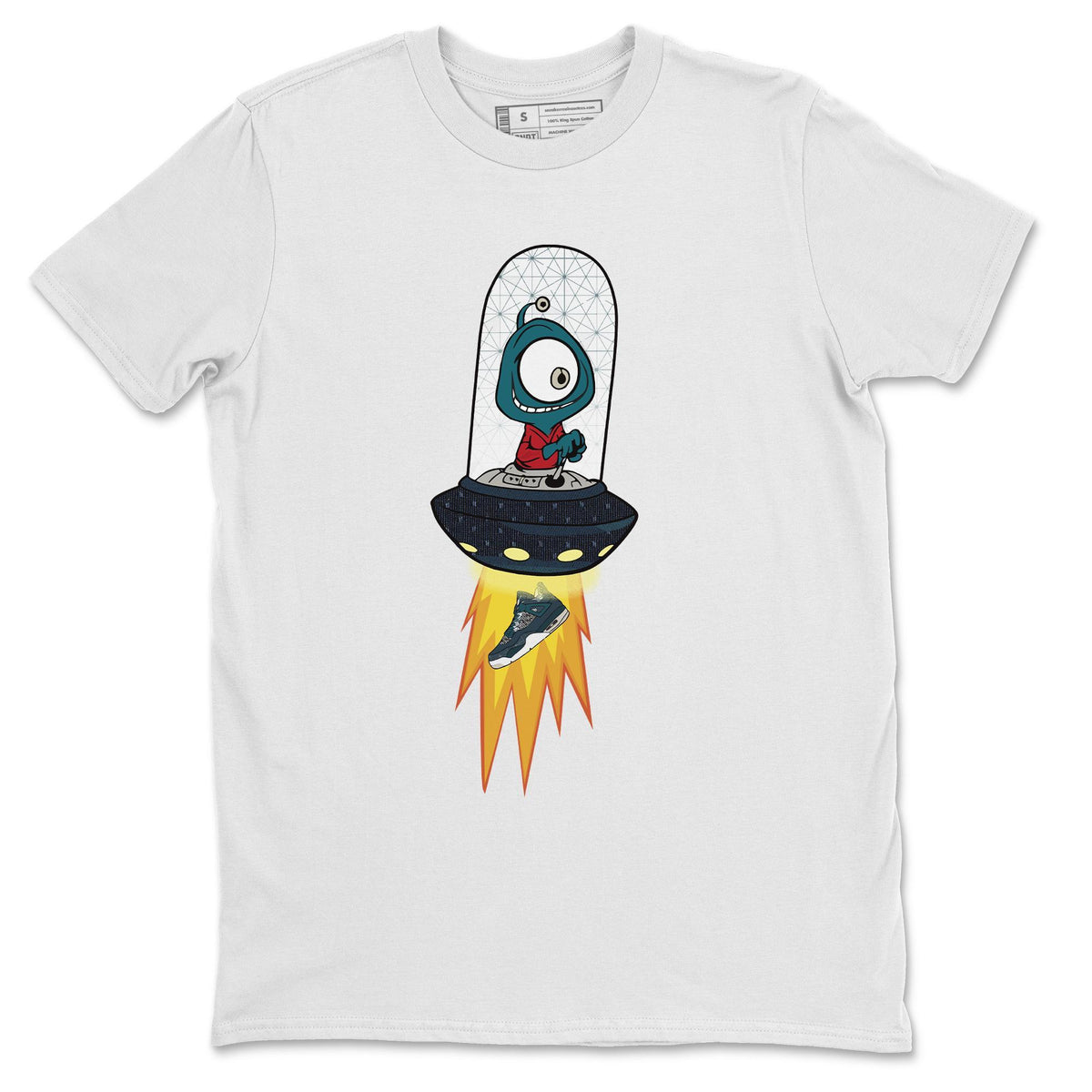 Jordan 4 Deep Ocean Shirt To Match Jordans Alien Sneaker Tees Jordan 4 Deep Ocean Drip Gear Zone Sneaker Matching Clothing Unisex Shirts
