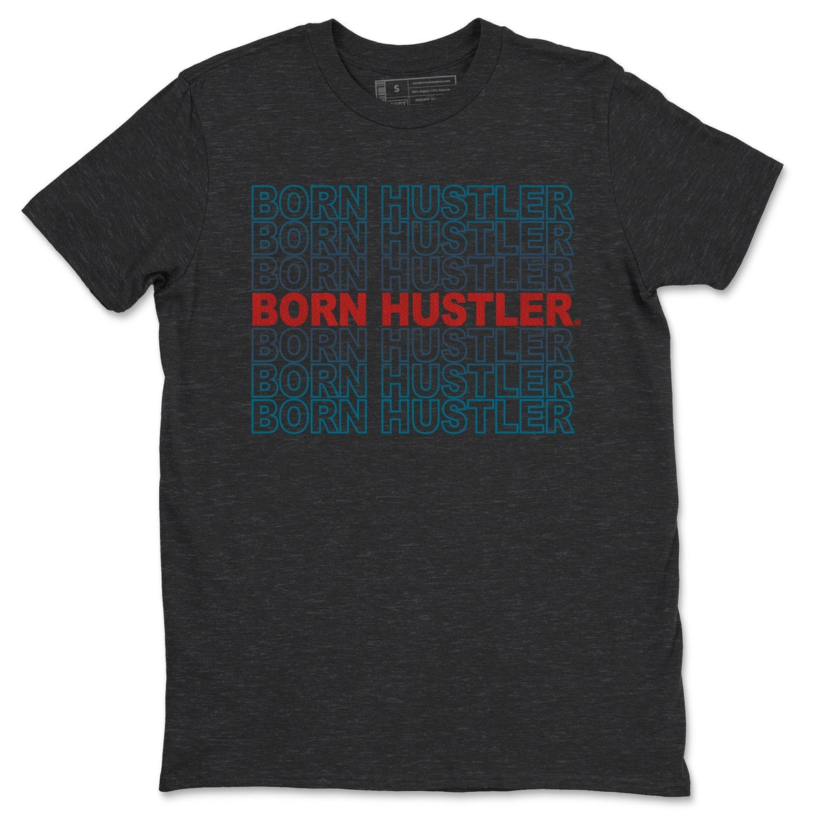 Jordan 4 Deep Ocean Shirt To Match Jordans Born Hustler Sneaker Tees Jordan 4 Deep Ocean Drip Gear Zone Sneaker Matching Clothing Unisex Shirts