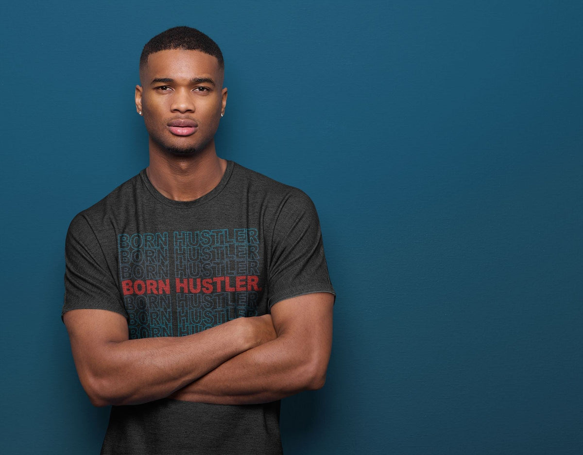 Jordan 4 Deep Ocean Shirt To Match Jordans Born Hustler Sneaker Tees Jordan 4 Deep Ocean Drip Gear Zone Sneaker Matching Clothing Unisex Shirts