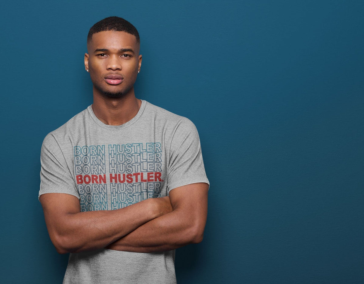Jordan 4 Deep Ocean Shirt To Match Jordans Born Hustler Sneaker Tees Jordan 4 Deep Ocean Drip Gear Zone Sneaker Matching Clothing Unisex Shirts
