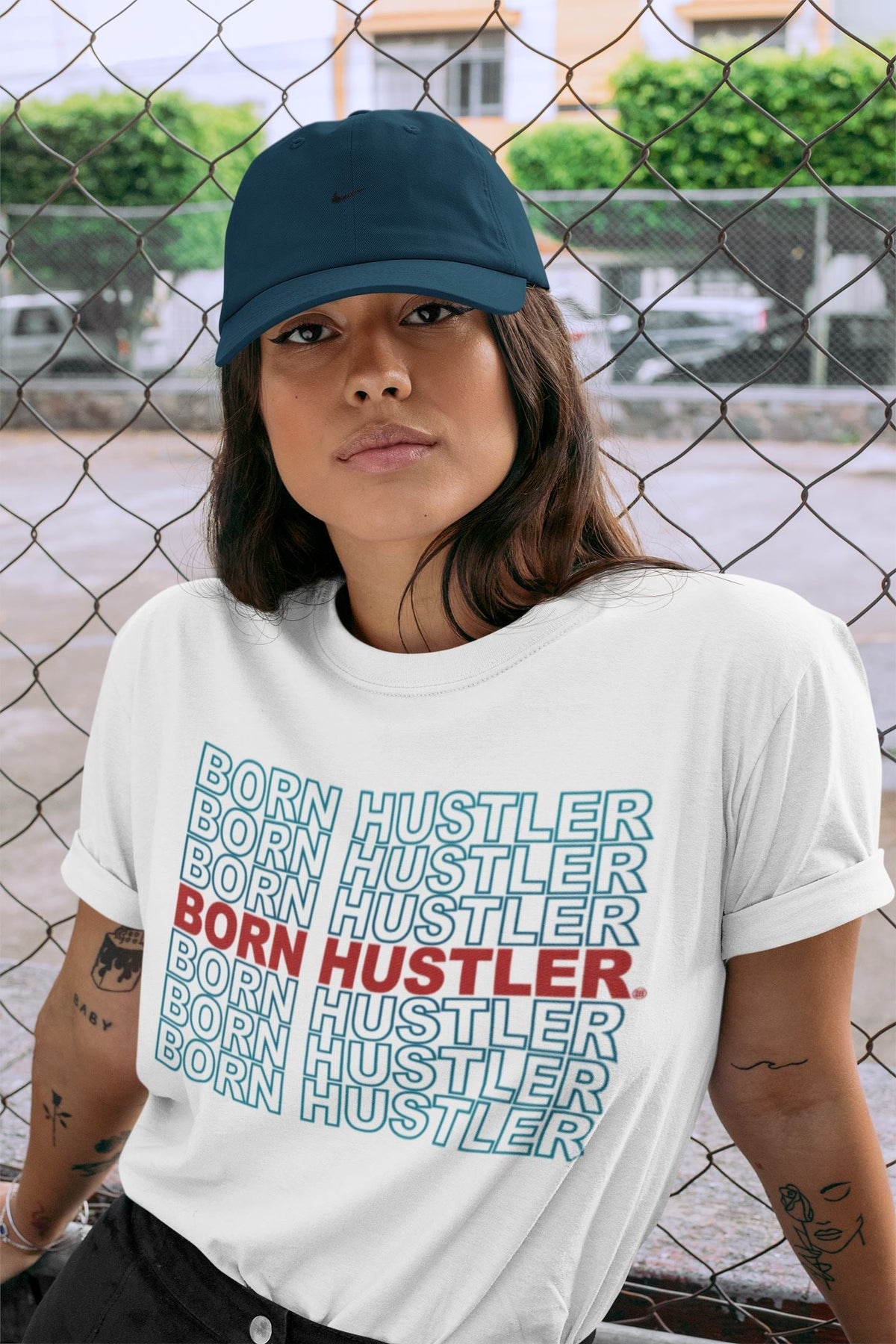 Jordan 4 Deep Ocean Shirt To Match Jordans Born Hustler Sneaker Tees Jordan 4 Deep Ocean Drip Gear Zone Sneaker Matching Clothing Unisex Shirts