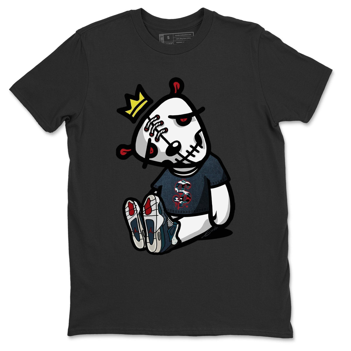 Jordan 4 Deep Ocean Shirt To Match Jordans Dead Dolls Sneaker Tees Jordan 4 Deep Ocean Drip Gear Zone Sneaker Matching Clothing Unisex Shirts
