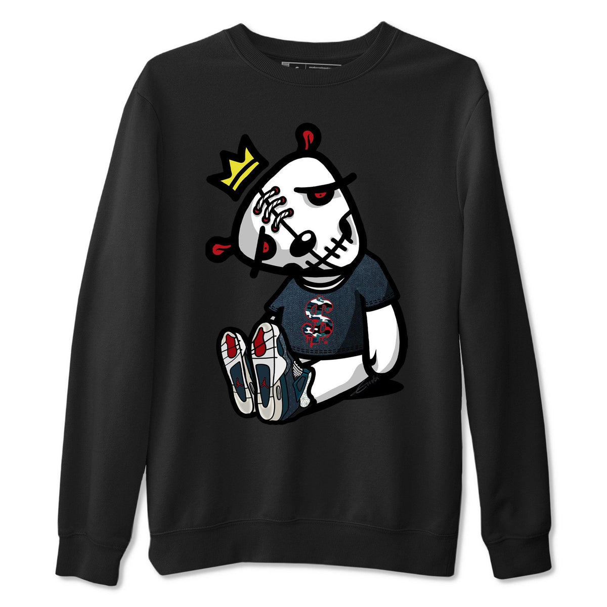 Jordan 4 Deep Ocean Shirt To Match Jordans Dead Dolls Sneaker Tees Jordan 4 Deep Ocean Drip Gear Zone Sneaker Matching Clothing Unisex Shirts