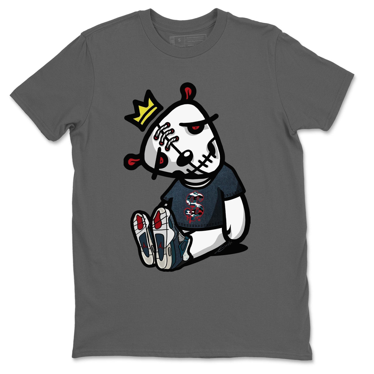 Jordan 4 Deep Ocean Shirt To Match Jordans Dead Dolls Sneaker Tees Jordan 4 Deep Ocean Drip Gear Zone Sneaker Matching Clothing Unisex Shirts