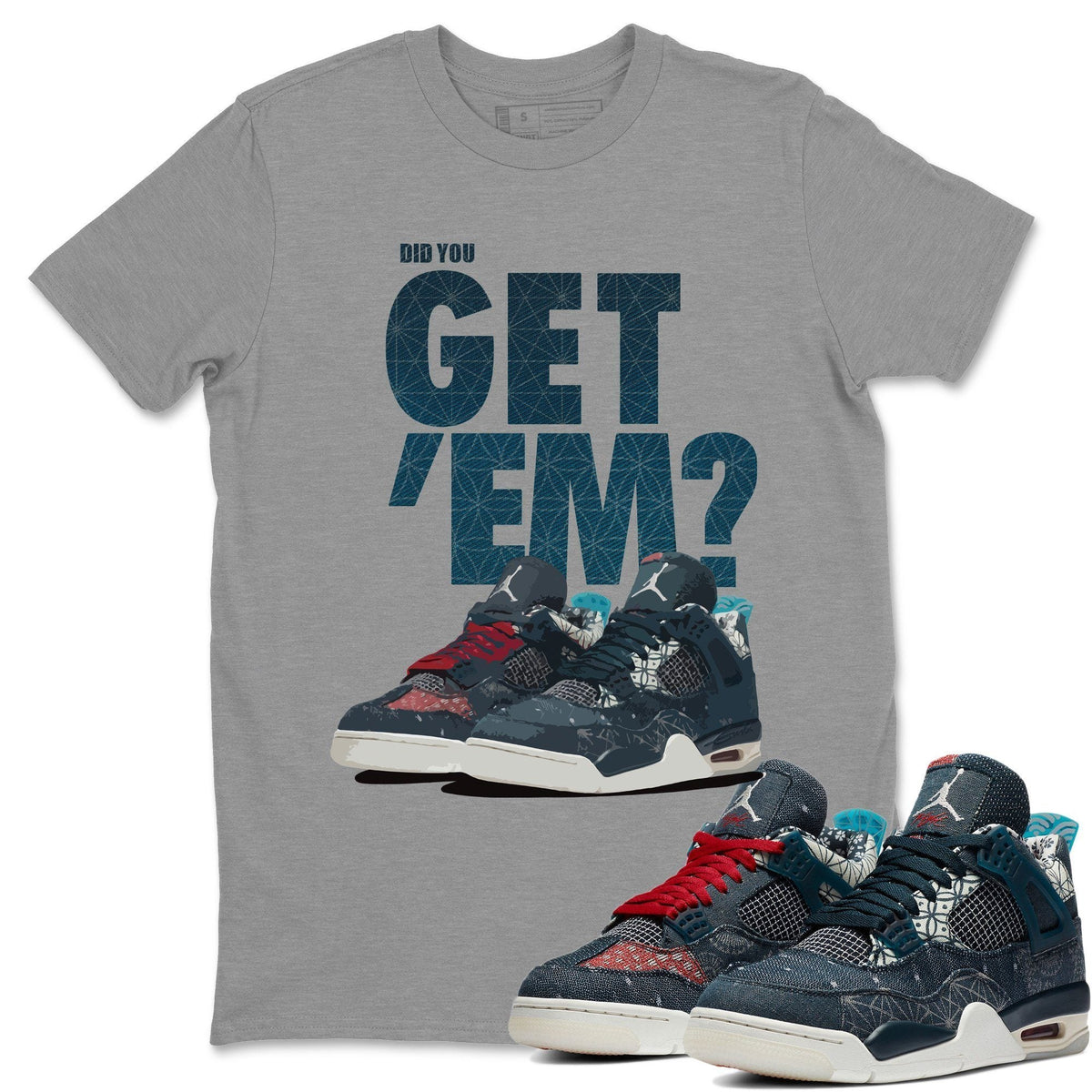 Jordan 4 Deep Ocean Shirt To Match Jordans Did You Get Em Drip Gear Zone Sneaker Tees Jordan 4 Deep Ocean Drip Gear Zone Drip Gear Zone Sneaker Matching Clothing Unisex Shirts