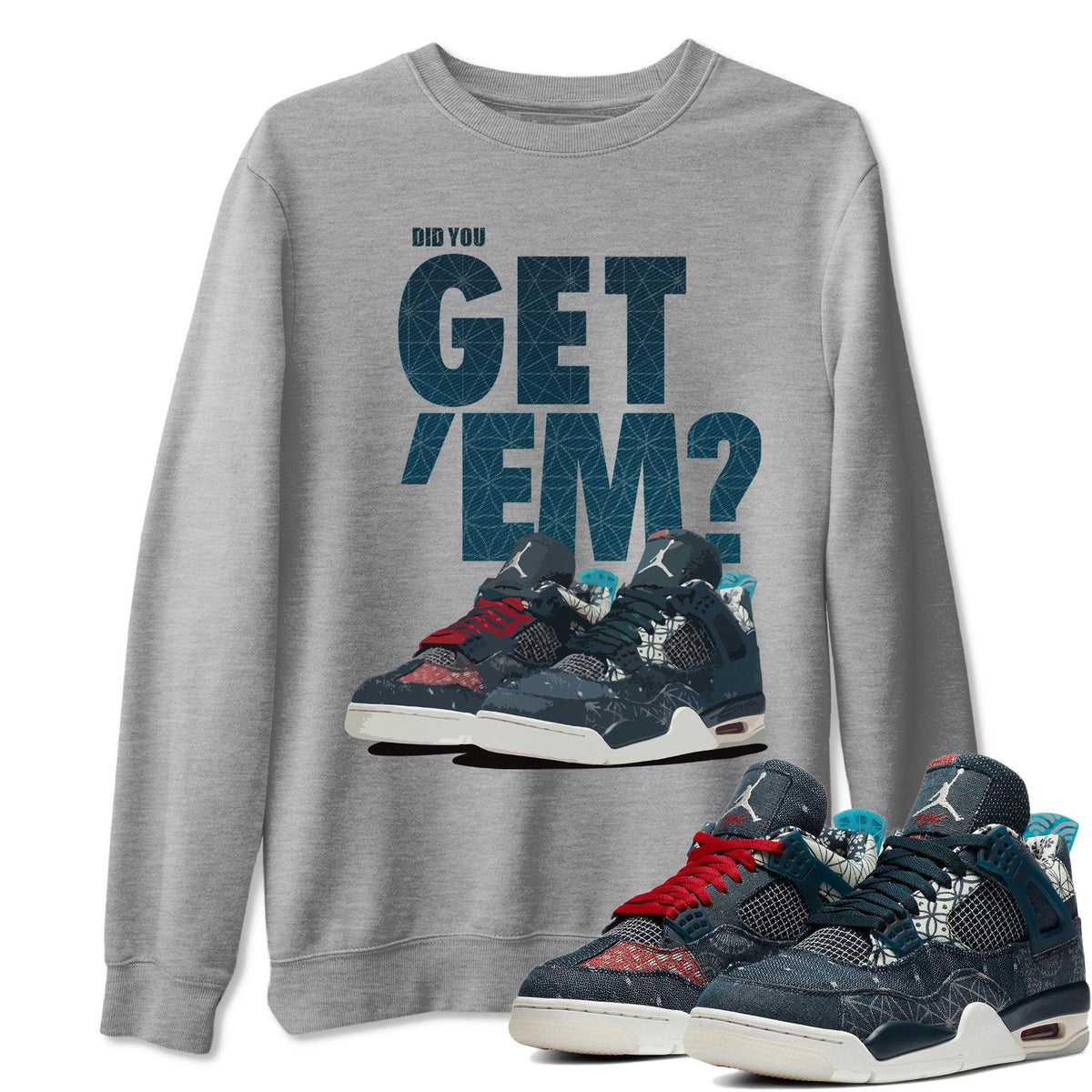 Jordan 4 Deep Ocean Shirt To Match Jordans Did You Get Em Drip Gear Zone Sneaker Tees Jordan 4 Deep Ocean Drip Gear Zone Drip Gear Zone Sneaker Matching Clothing Unisex Shirts