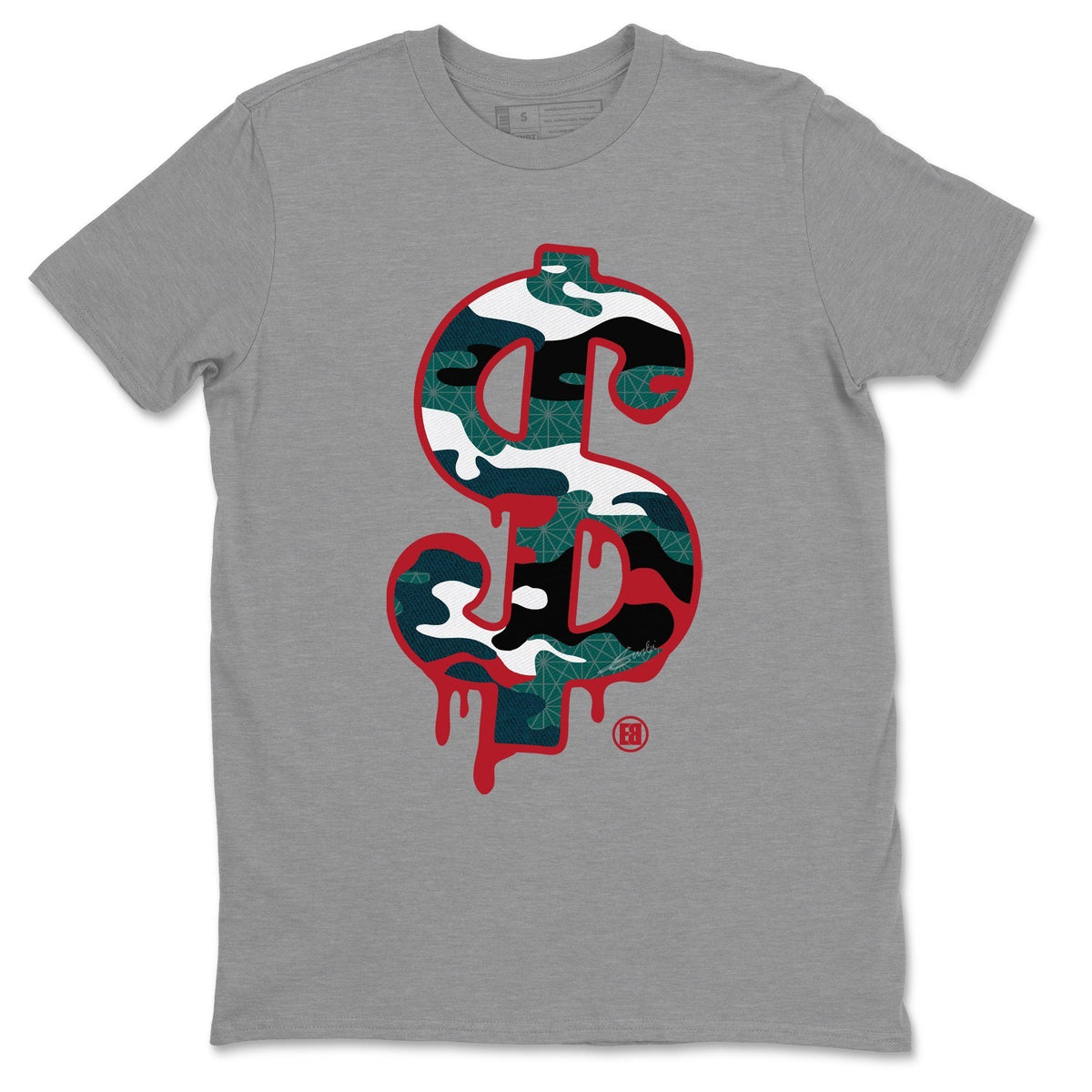 Jordan 4 Deep Ocean Shirt To Match Jordans Dollar Camo Sneaker Tees Jordan 4 Deep Ocean Drip Gear Zone Sneaker Matching Clothing Unisex Shirts