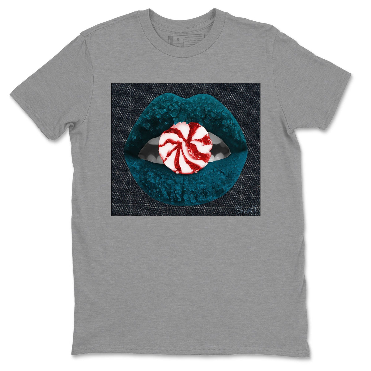 Jordan 4 Deep Ocean Shirt To Match Jordans Lips Candy Sneaker Tees Jordan 4 Deep Ocean Drip Gear Zone Sneaker Matching Clothing Unisex Shirts