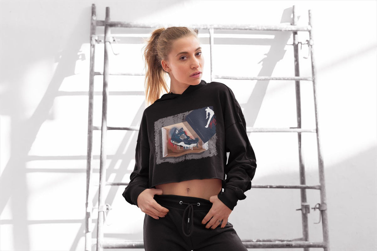 Jordan 4 Deep Ocean Sneaker Matching T-Shirt New Kicks Sneaker Tees Jordan 4 Deep Ocean Sneaker Release Tees Women's Shirts