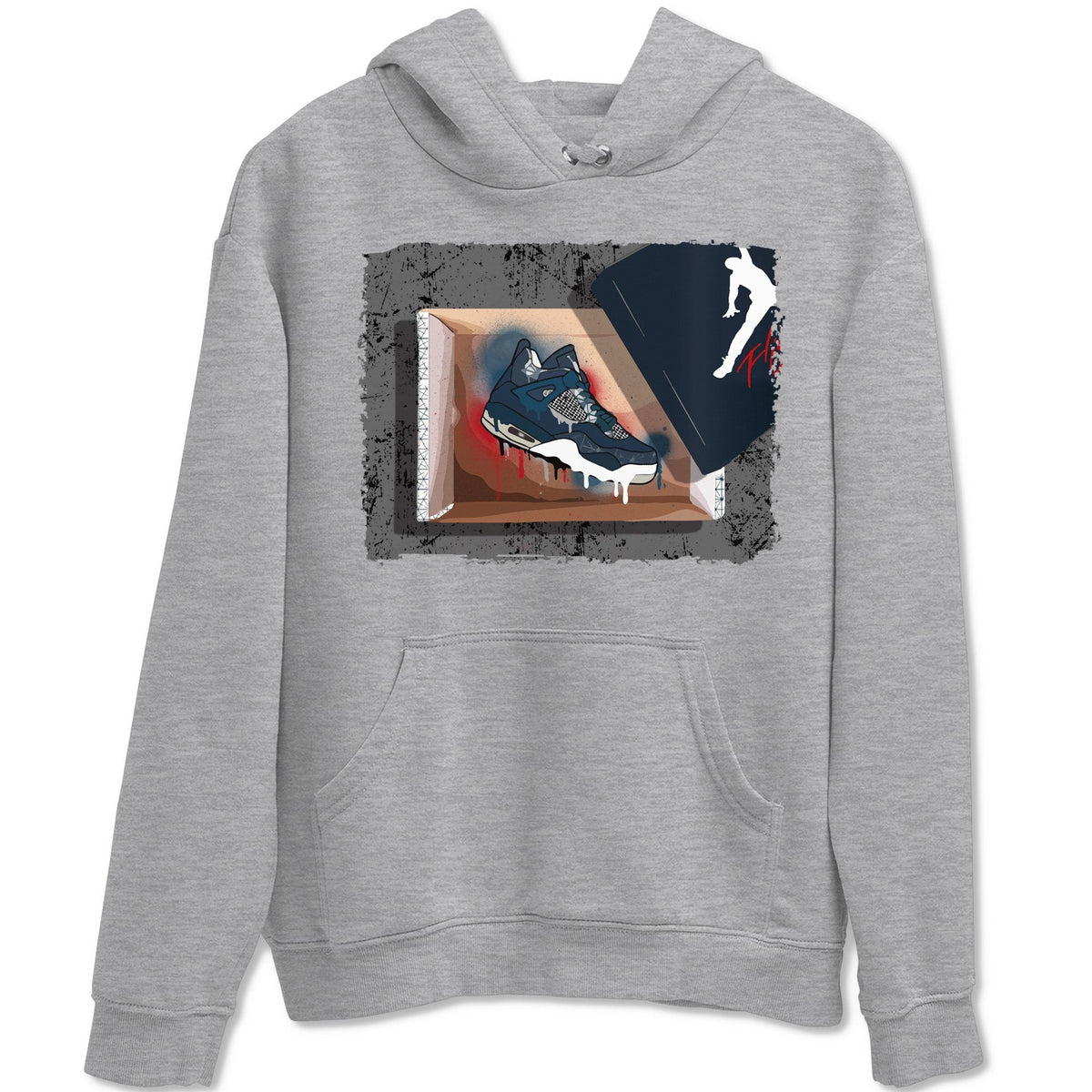Jordan 4 Deep Ocean Shirt To Match Jordans New Kicks Sneaker Tees Jordan 4 Deep Ocean Drip Gear Zone Sneaker Matching Clothing Unisex Shirts