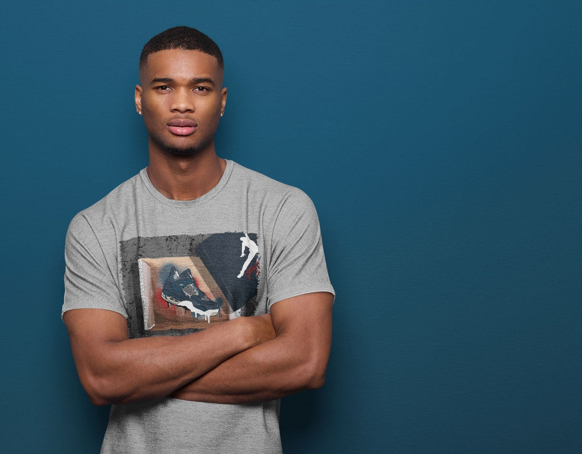 Jordan 4 Deep Ocean Shirt To Match Jordans New Kicks Sneaker Tees Jordan 4 Deep Ocean Drip Gear Zone Sneaker Matching Clothing Unisex Shirts