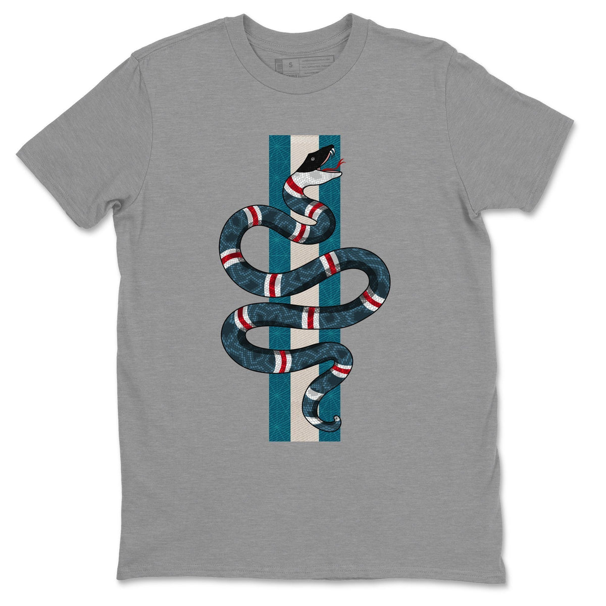 Jordan 4 Deep Ocean Shirt To Match Jordans Snake Sneaker Tees Jordan 4 Deep Ocean Drip Gear Zone Sneaker Matching Clothing Unisex Shirts