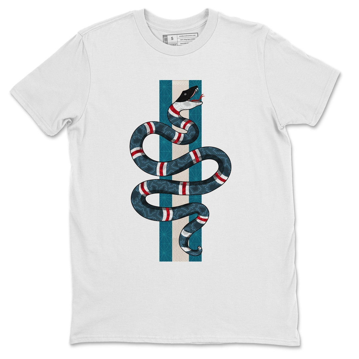 Jordan 4 Deep Ocean Shirt To Match Jordans Snake Sneaker Tees Jordan 4 Deep Ocean Drip Gear Zone Sneaker Matching Clothing Unisex Shirts