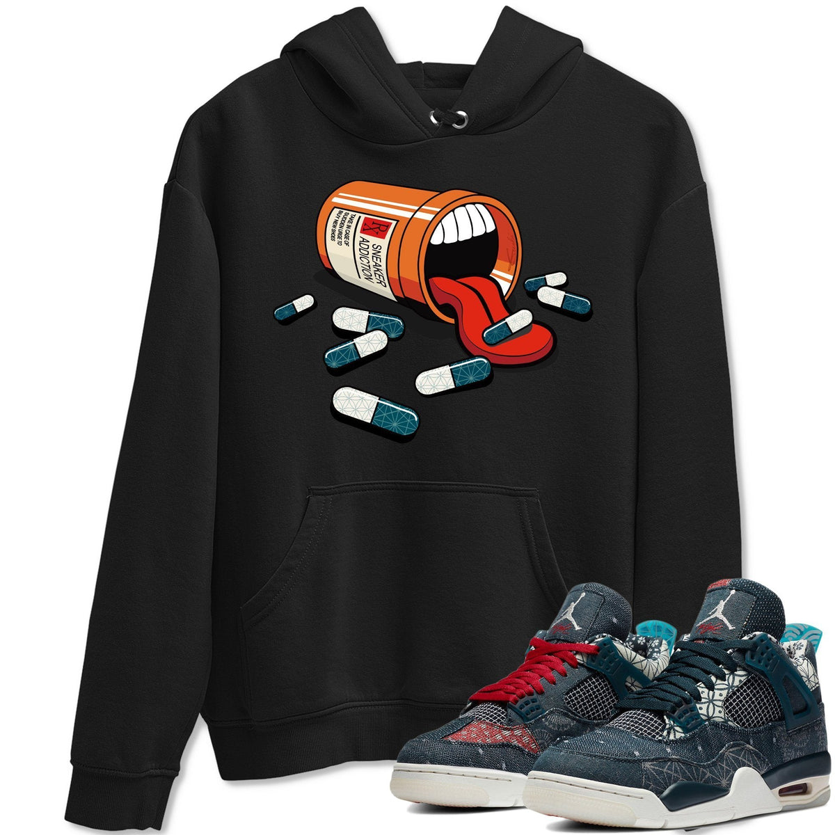Jordan 4 Deep Ocean Shirt To Match Jordans Sneaker Addiction Sneaker Tees Jordan 4 Deep Ocean Drip Gear Zone Sneaker Matching Clothing Unisex Shirts