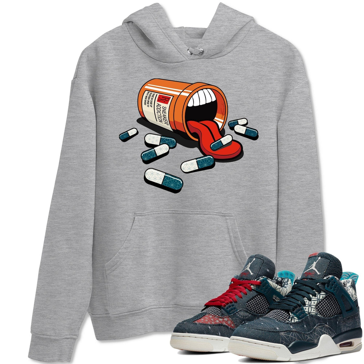 Jordan 4 Deep Ocean Shirt To Match Jordans Sneaker Addiction Sneaker Tees Jordan 4 Deep Ocean Drip Gear Zone Sneaker Matching Clothing Unisex Shirts