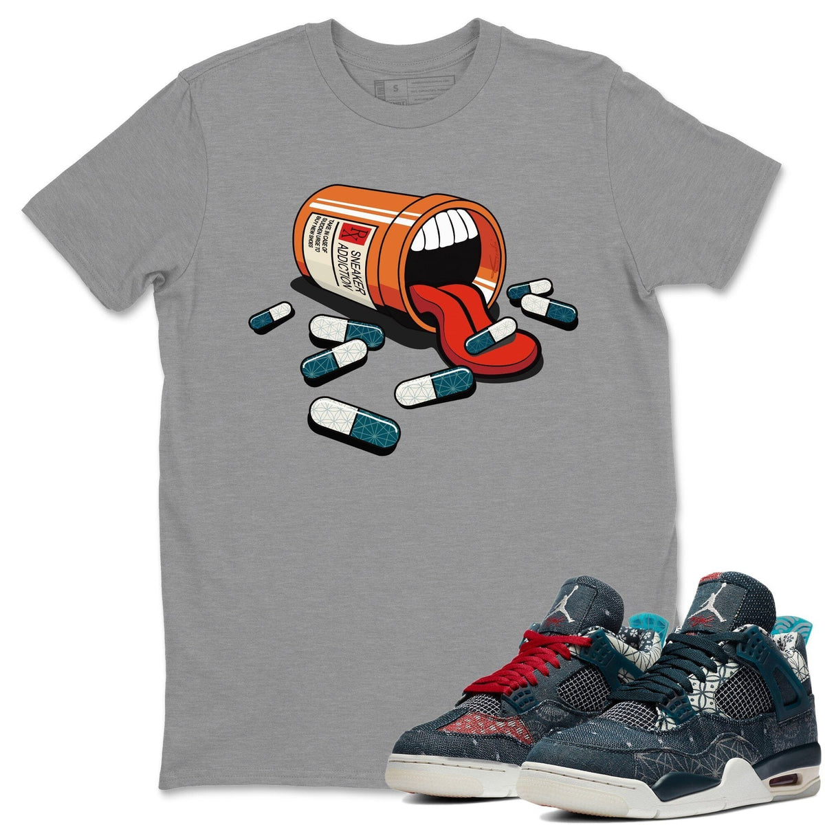 Jordan 4 Deep Ocean Shirt To Match Jordans Sneaker Addiction Sneaker Tees Jordan 4 Deep Ocean Drip Gear Zone Sneaker Matching Clothing Unisex Shirts