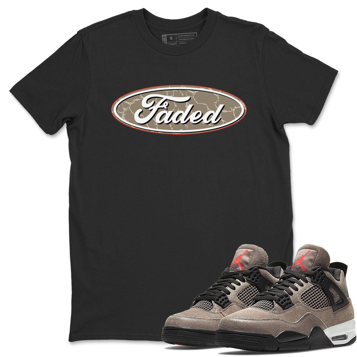 Jordan 4 Taupe Haze Shirt To Match Jordans Faded Sneaker Tees Jordan 4 Taupe Haze Drip Gear Zone Sneaker Matching Clothing Unisex Shirts